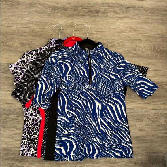 Tops - LOT OF 3 Tail golf short sleeve quarter zip polo size medium Lot of 3